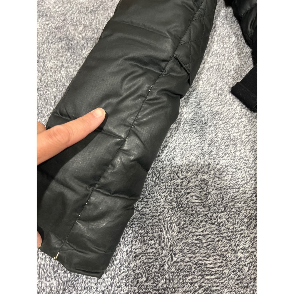 The North Face Womens 600 Down Puffer Jacket Black Quilted Hooded Small S/P - Picture 10 of 16